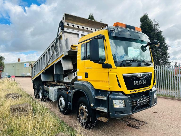 MAN TGS 35.400 2016 (66) EURO 6, DAY CAB, 8X4 TIPPER, THOMPSON ALLOY BODY, AUTO 
