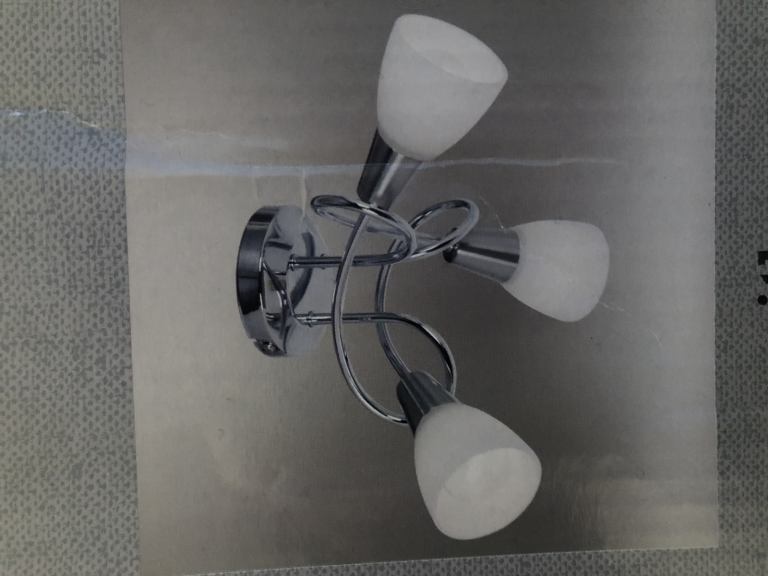 Opal Chrome 3 Light Fitting