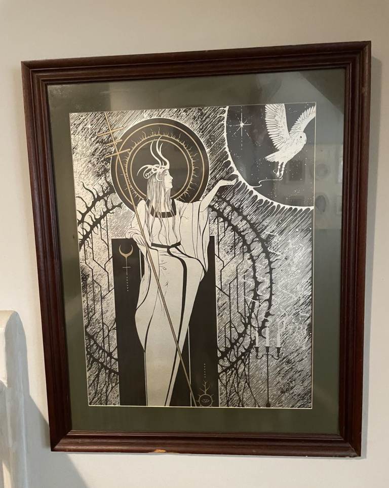 Beautiful limited-edition screen-print by Glyn Smyth "Celestial"