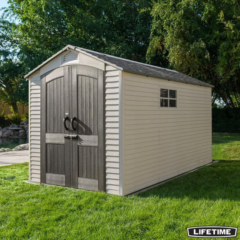 Lifetime 7ft x 12ft (2.1 x 3.6m) Storage Shed Free Assembly & Delivery