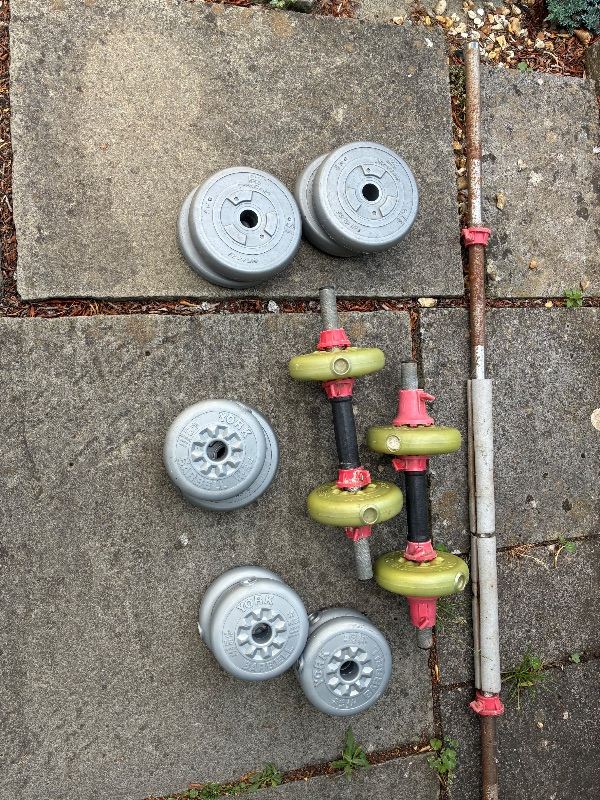 Dumbbells and selection of weights