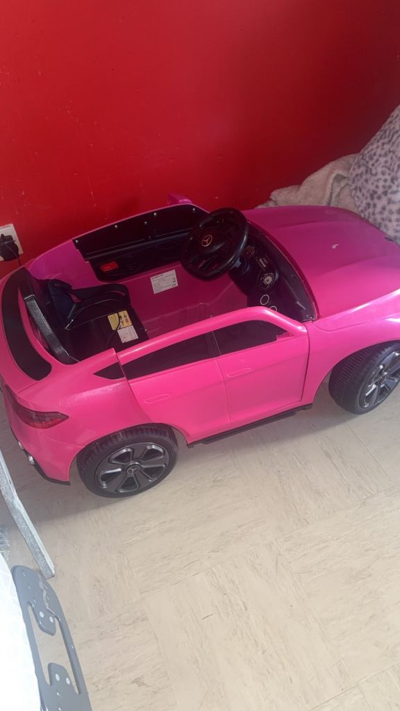 Pink Kids Electric Ride-On Car – Good Condition