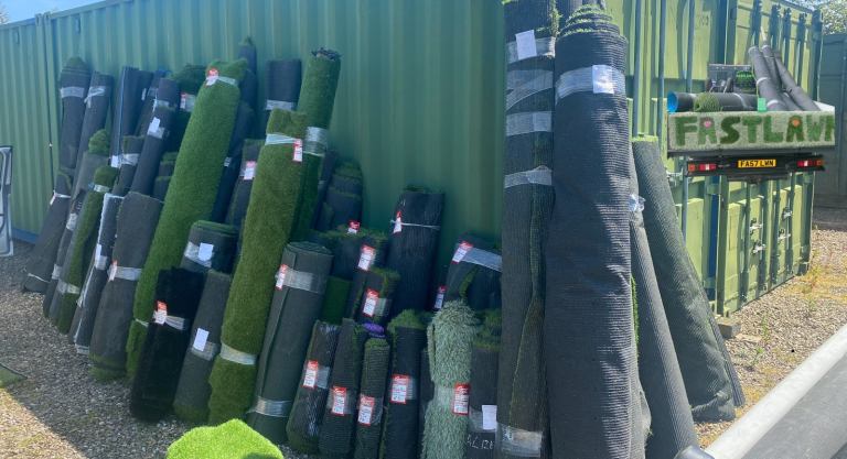 Offcut mega sale artificial grass Astro garden 