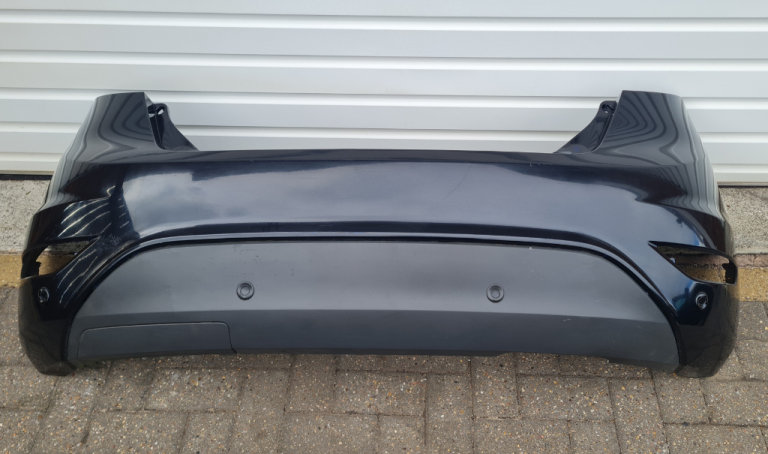 Ford Fiesta Rear Bumper in Black with Parking Sensors PDC (MK7)