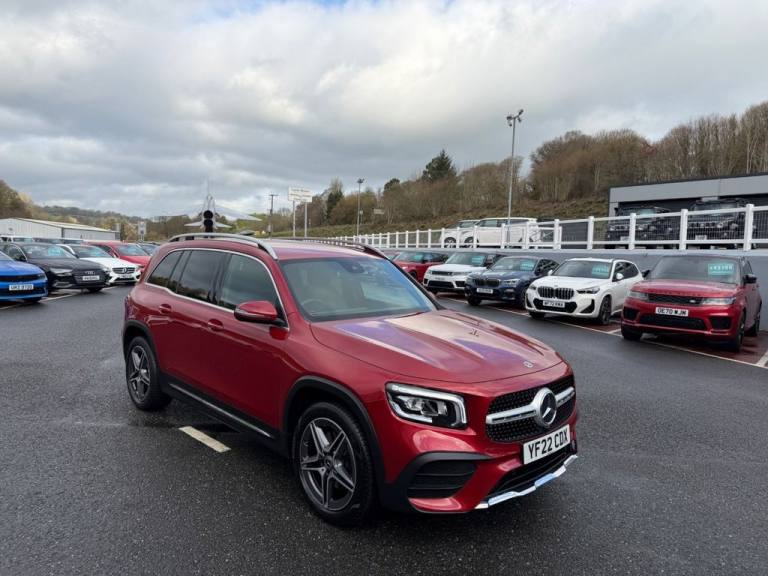 2022 22 MERCEDES GLB200 AMG LINE 7G-DCT Auto Petrol 7-SEATER SUV Patagonia Red