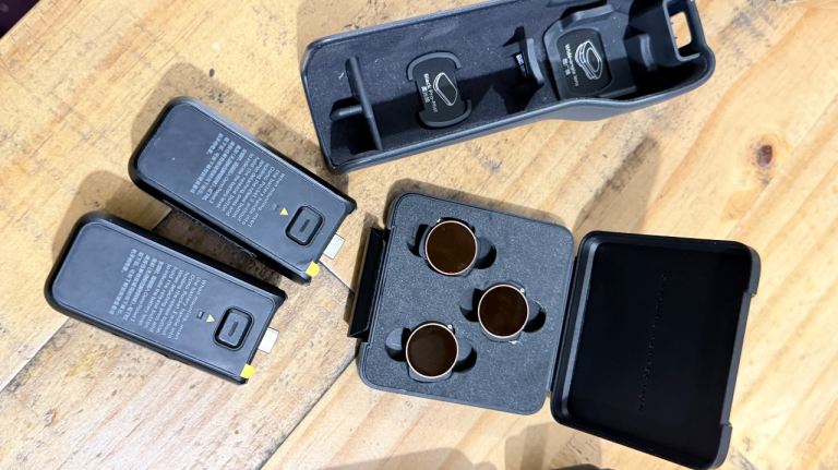 DJI osmo pocket 3 with case  ND filter Kit polar pro 2 big batteries and one with DJI osmo pocket 3 