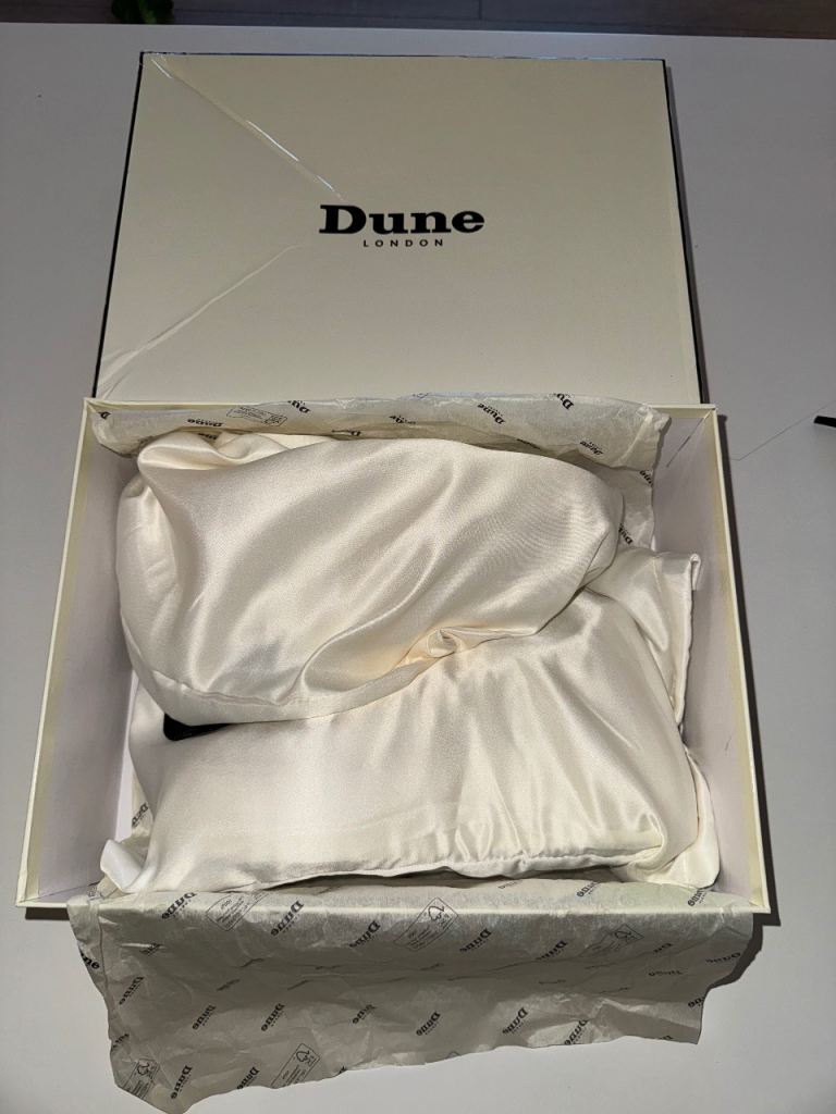 Dune wedding trainers 