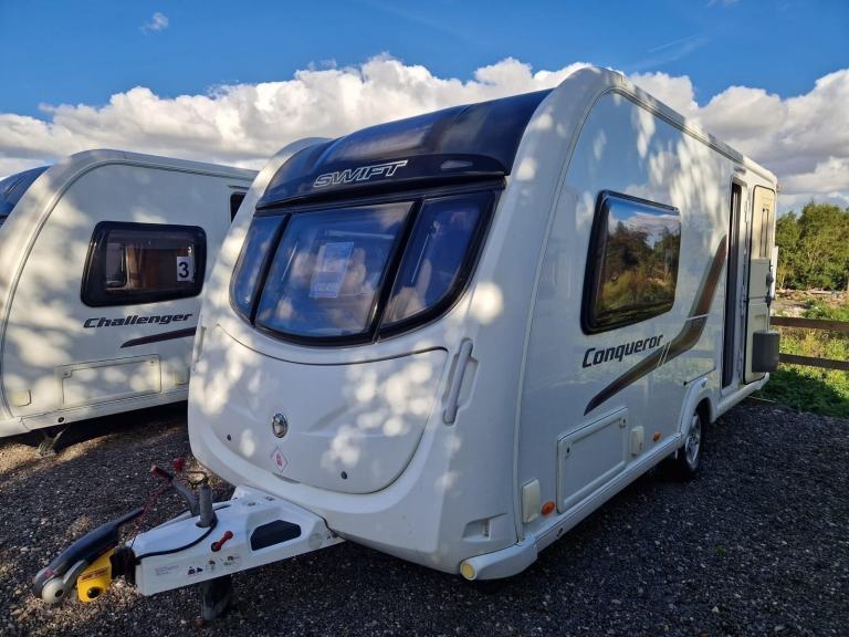 2014 Swift Conqueror 480 Rear Bathroom 2 Berth Motor Movers Large Shower