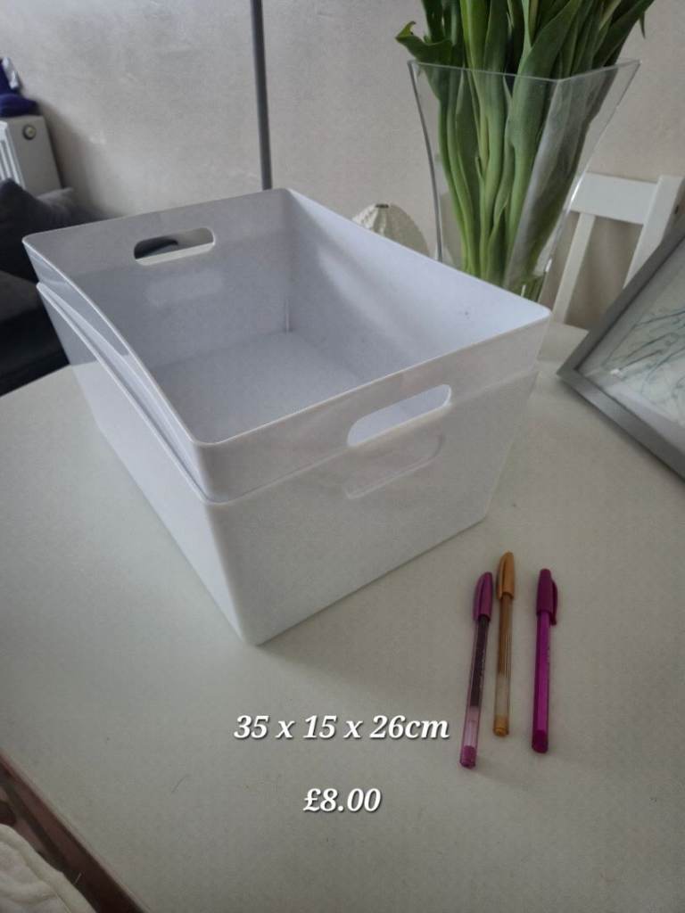 Various wham storage boxes