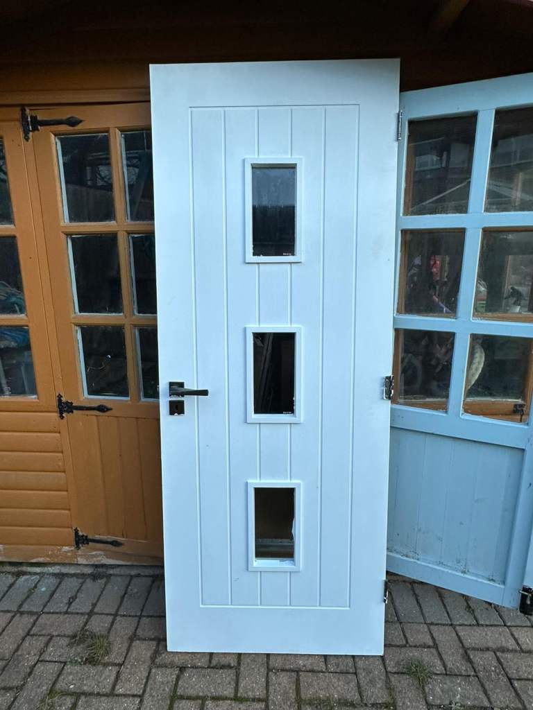 Internal Todd door with glass inserts 