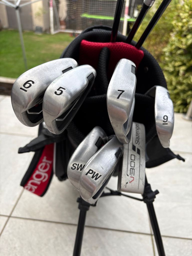 Slazenger V300 Golf Club Set with Stand Bag – Good Condition