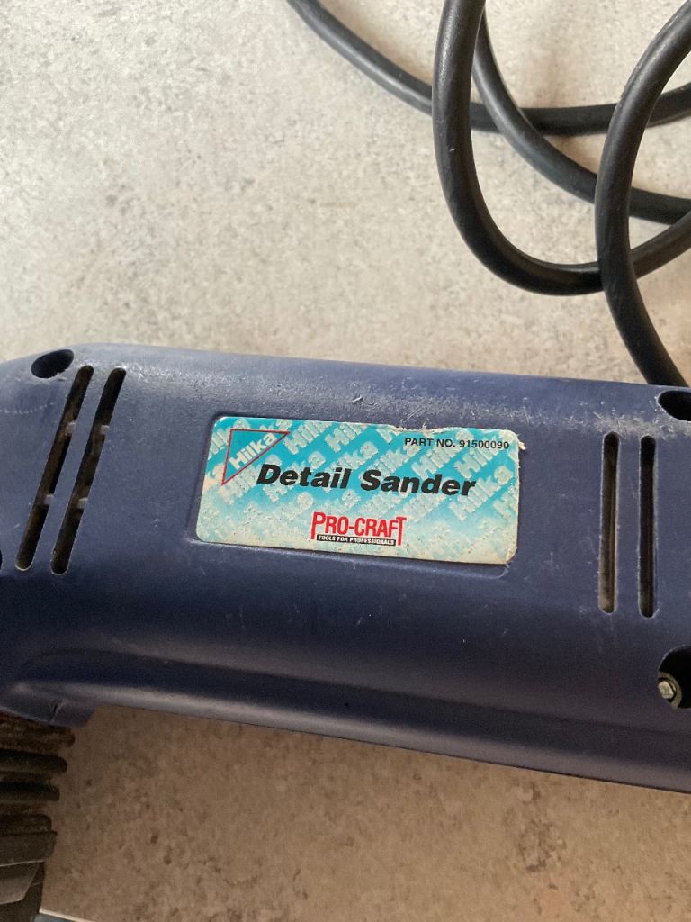 Pro-Craft Detail Sander – Good Condition, Blue