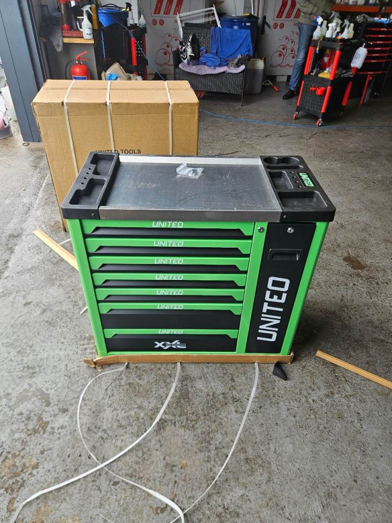 7 drawer toolbox cabinet roll cab full with tools
