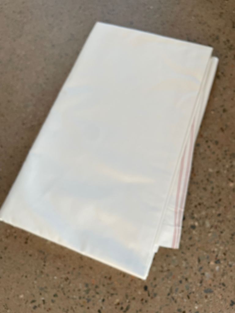 Double bed flat sheets