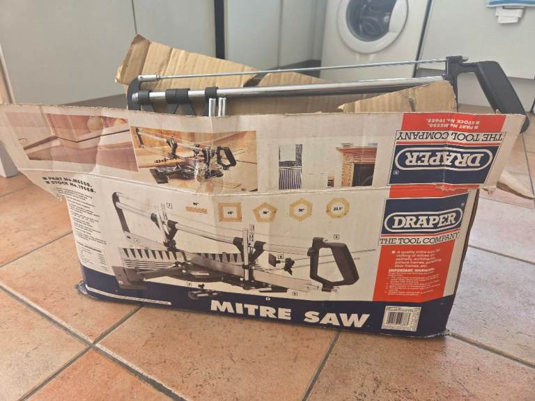 Draper Mitre Saw with Box – Good Condition