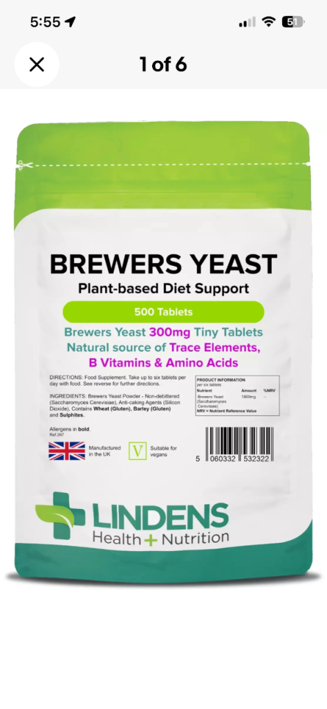 Brewers Yeast 300mg