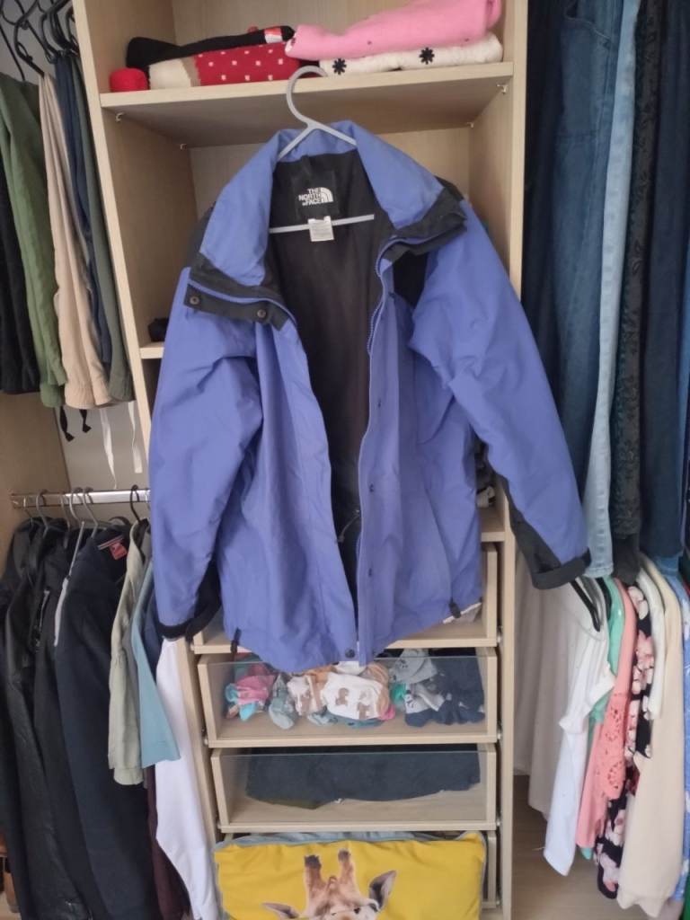 Womens blue North Face jacket 