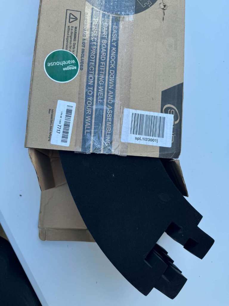 New EVA Dartboard Surround – Black, Unused