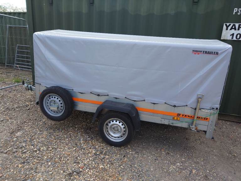 Margab 9ft x 4ft trailer with cover & winch