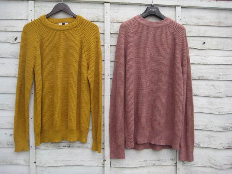 TO CLEAR: Two Large TopMan Acrylic Jumpers for £3.00 Each