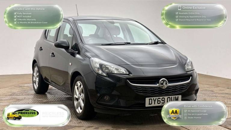 2019 69 VAUXHALL CORSA 1.4I ENERGY HATCHBACK 5DR PETROL MANUAL EURO 6 (S/S) (90