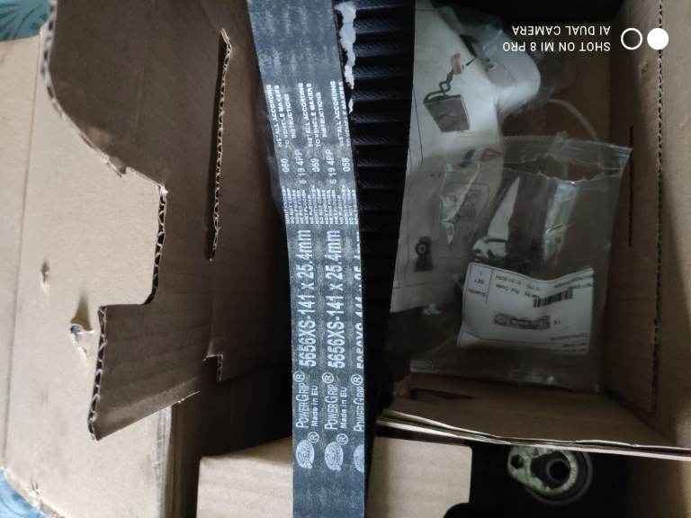 New Gates timing belt.