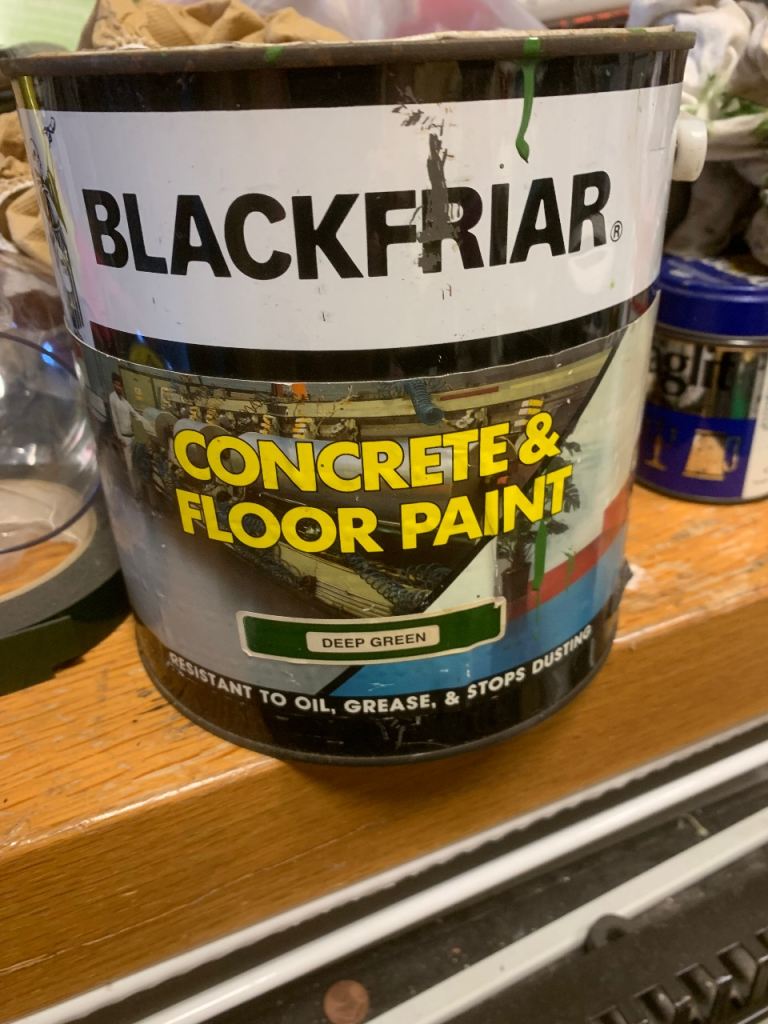 Blackfriars concrete and floor paint Green