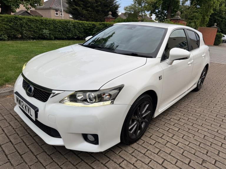 2012 Lexus CT 200h 1.8 F-Sport 5dr CVT Auto HATCHBACK Petrol/Electric Hybrid Automatic