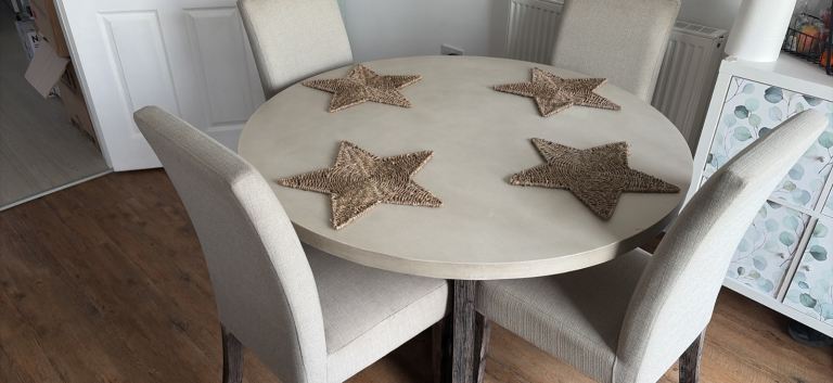 Barker and Stonehouse Dining Table and chairs 