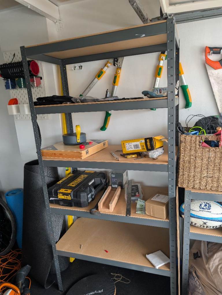 Garage 5 tier shelving (storage unit)