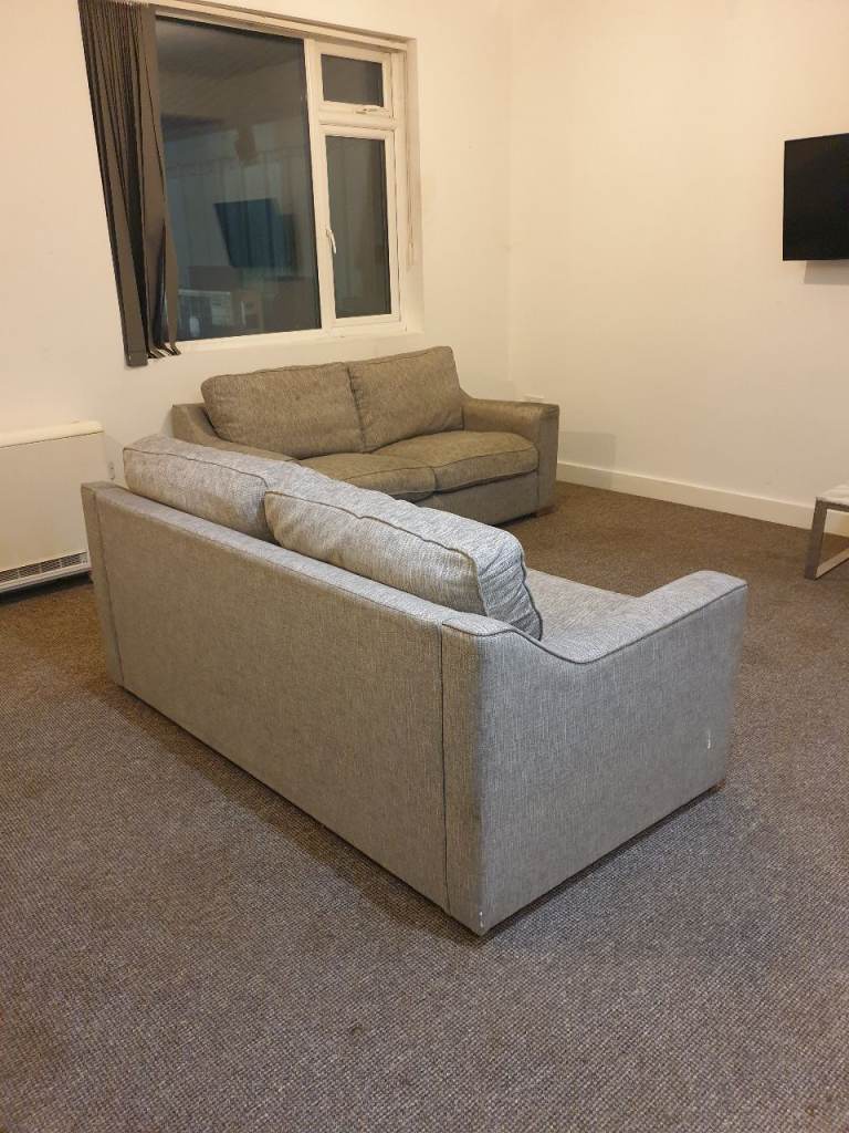 X2 3 seater sofas Debenhams used but good condition 