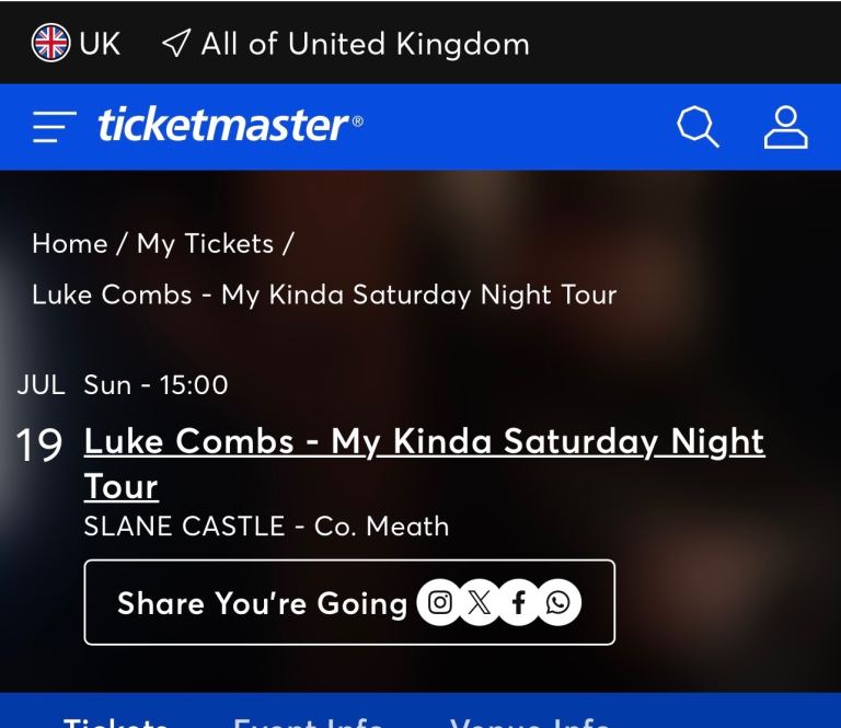 Luke Combs Tickets