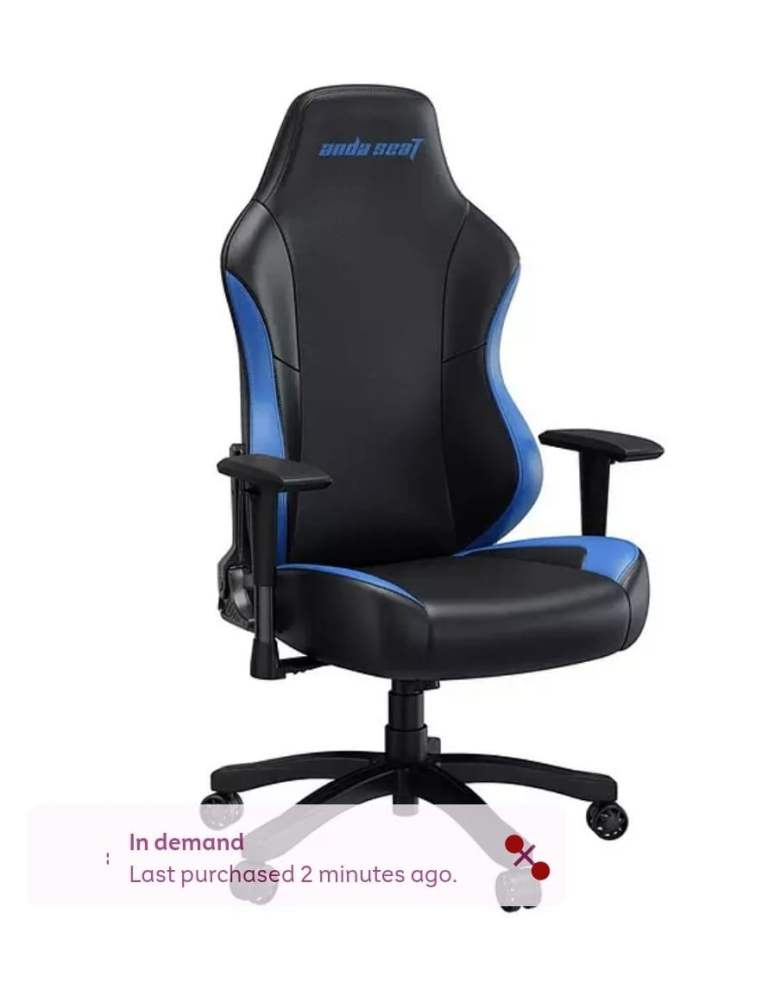Black& blue Gaming chair 