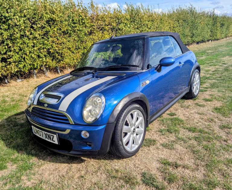 Mini, CONVERTIBLE, Supercharged Convertible, 2007, Manual, 1598 (cc), 2 doors, long MOT