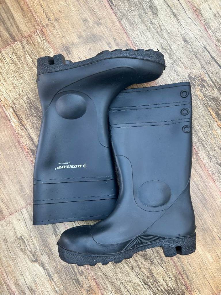 DUNLOP Protomastor Black 142PP  Safety Wellington Boots Size 7 Brand New