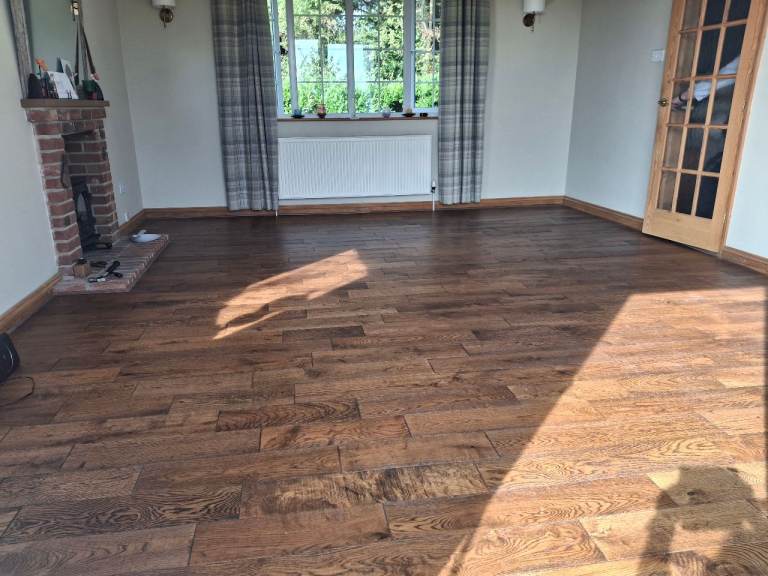 B&Q Skanor solid wood flooring