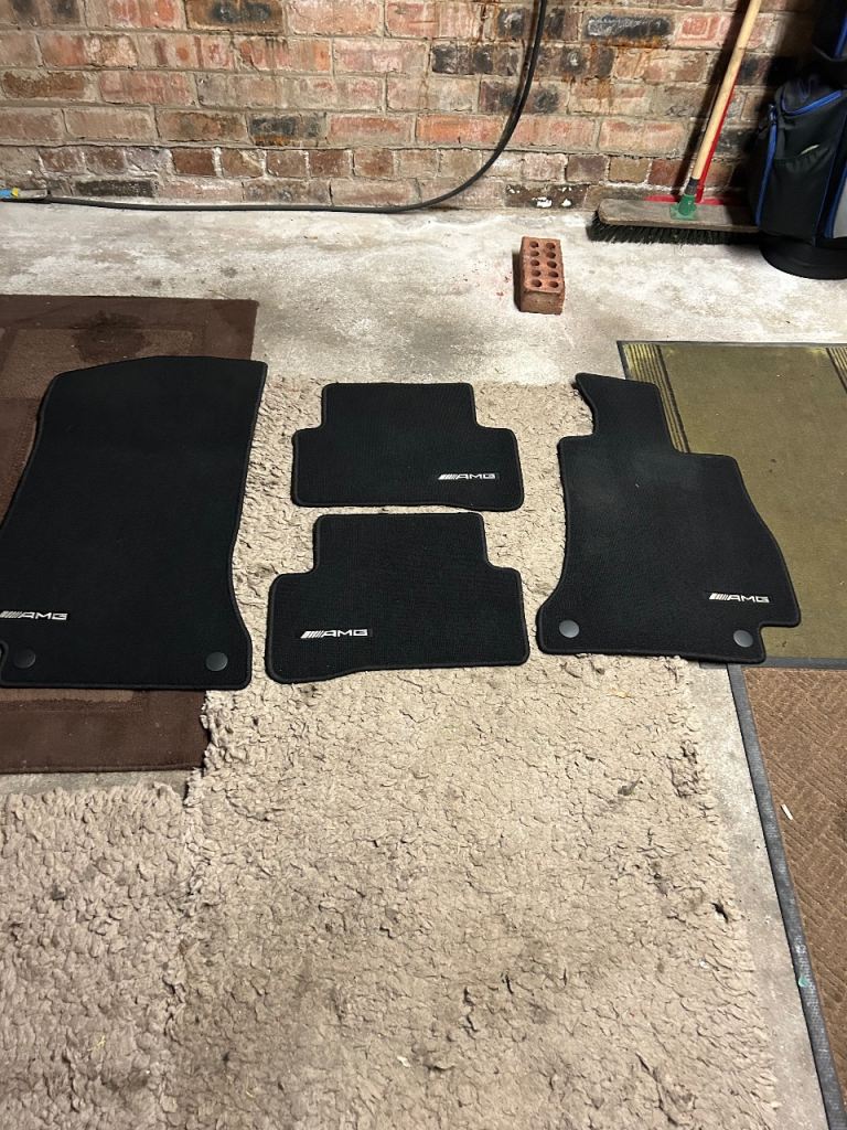 Genuine AMG Mercedes C Class car mats