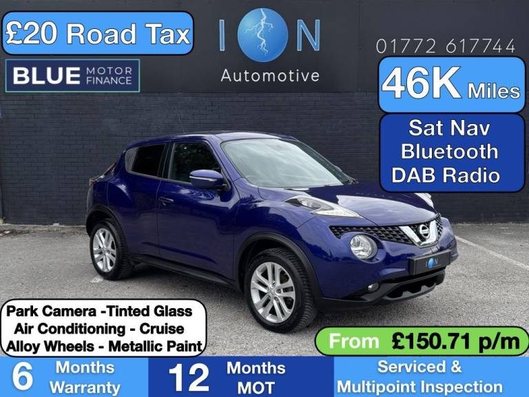2016 Nissan Juke 1.5 dCi N-Connecta*Sat Nav, Bluetooth, Parking Camera* Diesel Manual