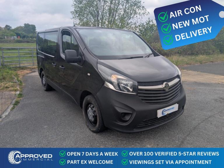 2017 Vauxhall Vivaro (17) 2900 1.6 CDTI SWB 9 SEATER COMBI MINIBUS MPV EURO 6 ULEZ AIR CON MPV Di...