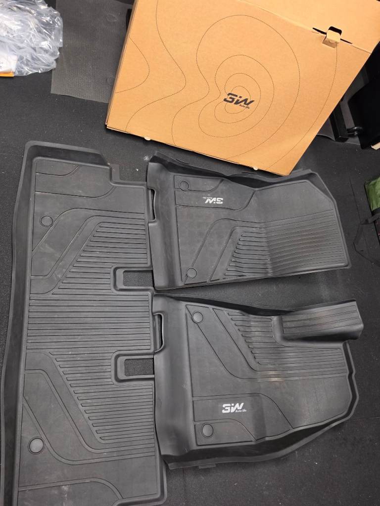 3W internal rubber mats for Tesla Model 3