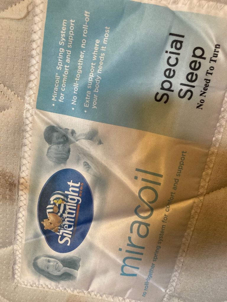 Double mattress - Silent Night Miracoil - FREE