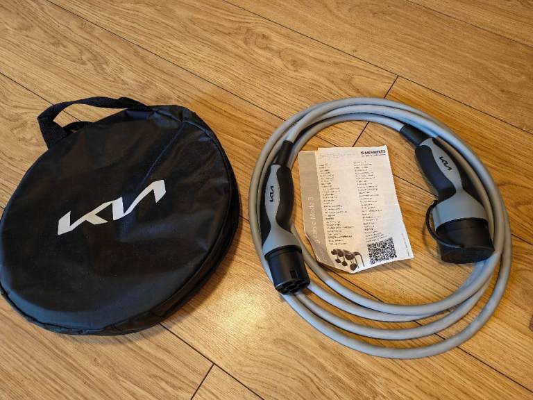 Genuine KIA Mennekes 5m Type 2 32A 250V EV Electric Vehicle Car Charger Cable Public Charging Lead