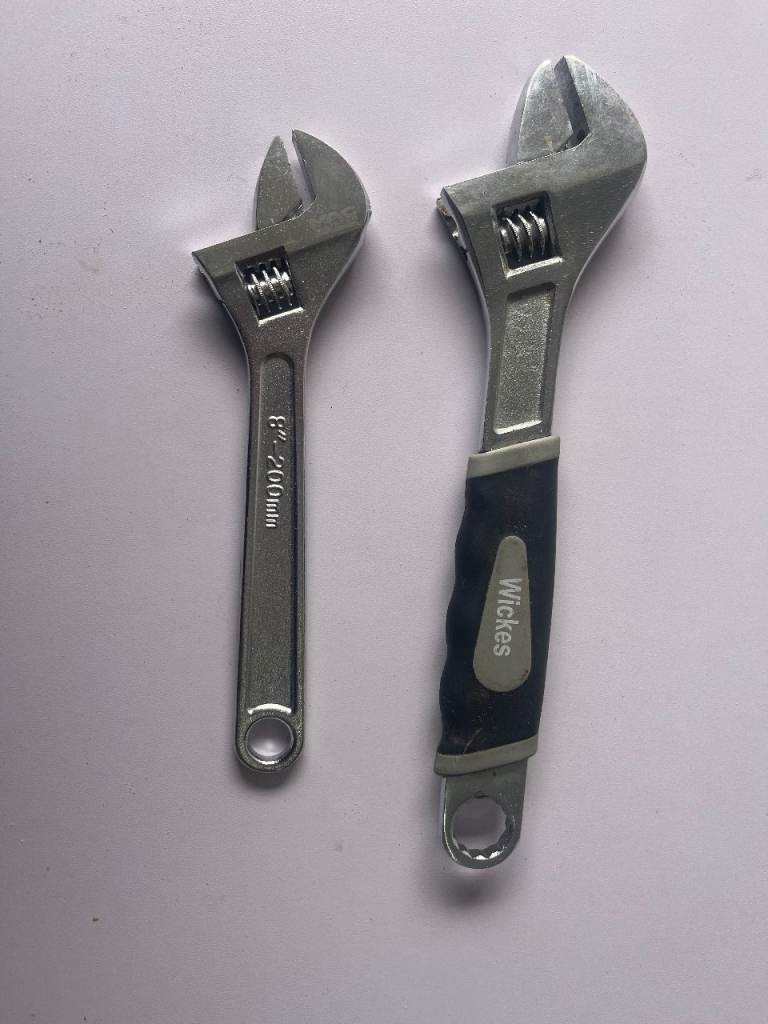 2 Adjustable Spanner Wrenches - Good Condition