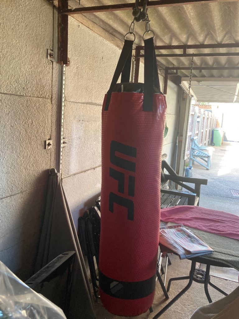 UFC Heavy Punch Bag – Red, Good Condition