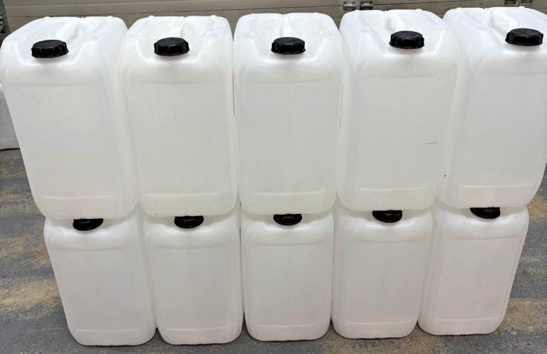 25ltr containers £6 each