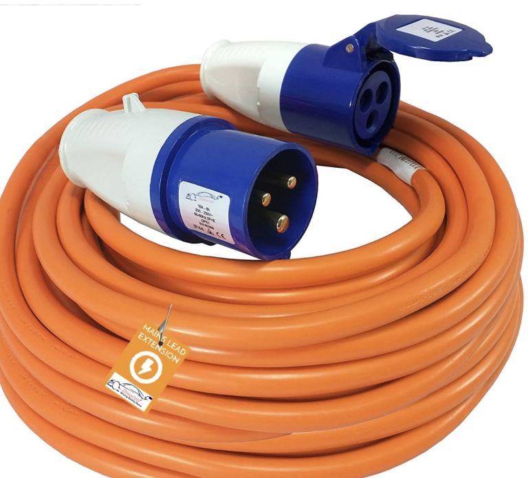 Caravan hook up electric cable Heavy Duty