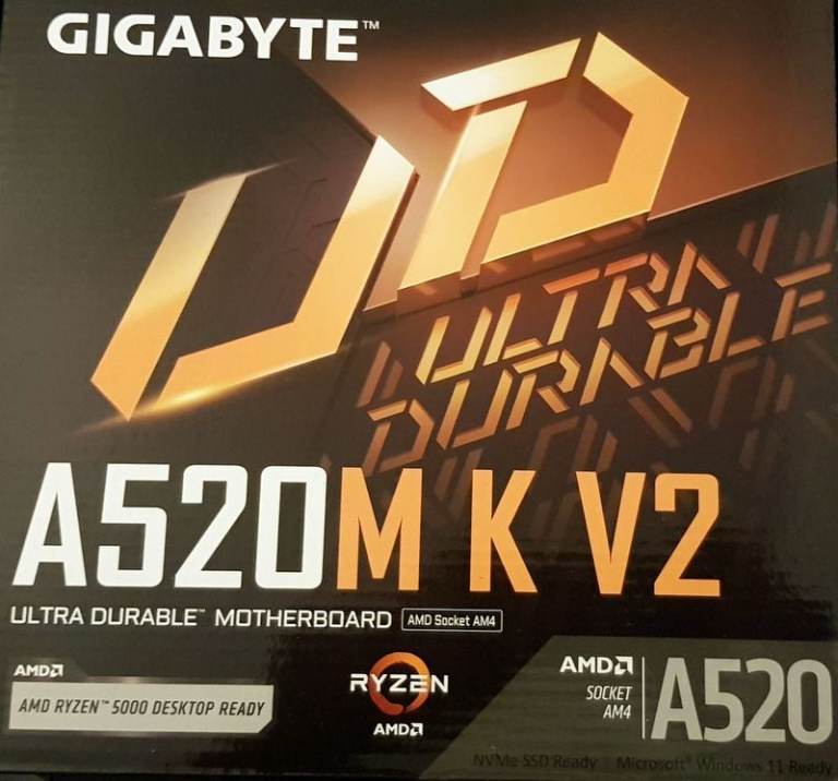  Motherboard Gigabyte A520M K V2 AMD NEW