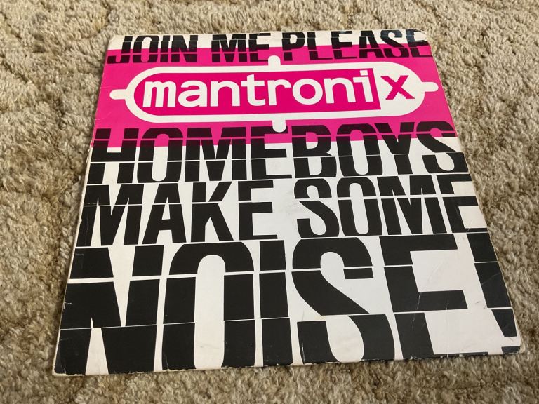 MANTRONIX - JOIN ME PLEASE (HOME BOYS MAKE SOME NOISE) 12” HIP HOP