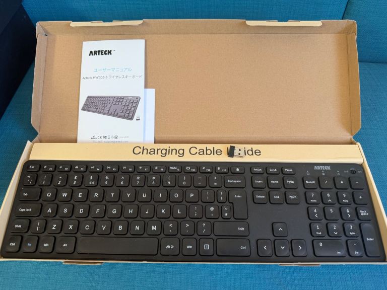 Brand New Arteck Wireless Keyboard 