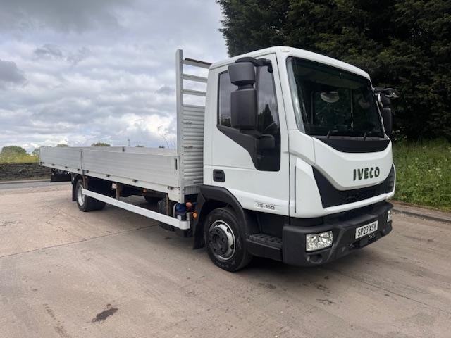 2023 23 Iveco Eurocargo 75-160 Euro 6 23ft alloy drop side air con 100kms